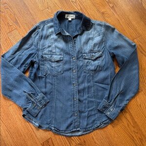 Cloth & Stone denim blouse